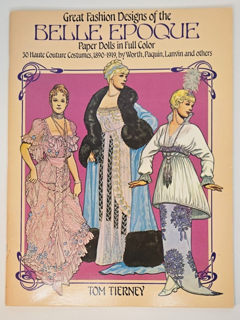 Rare 1982 Tom Tierney: Great Fashion Designs of the Belle Époque | First Edition